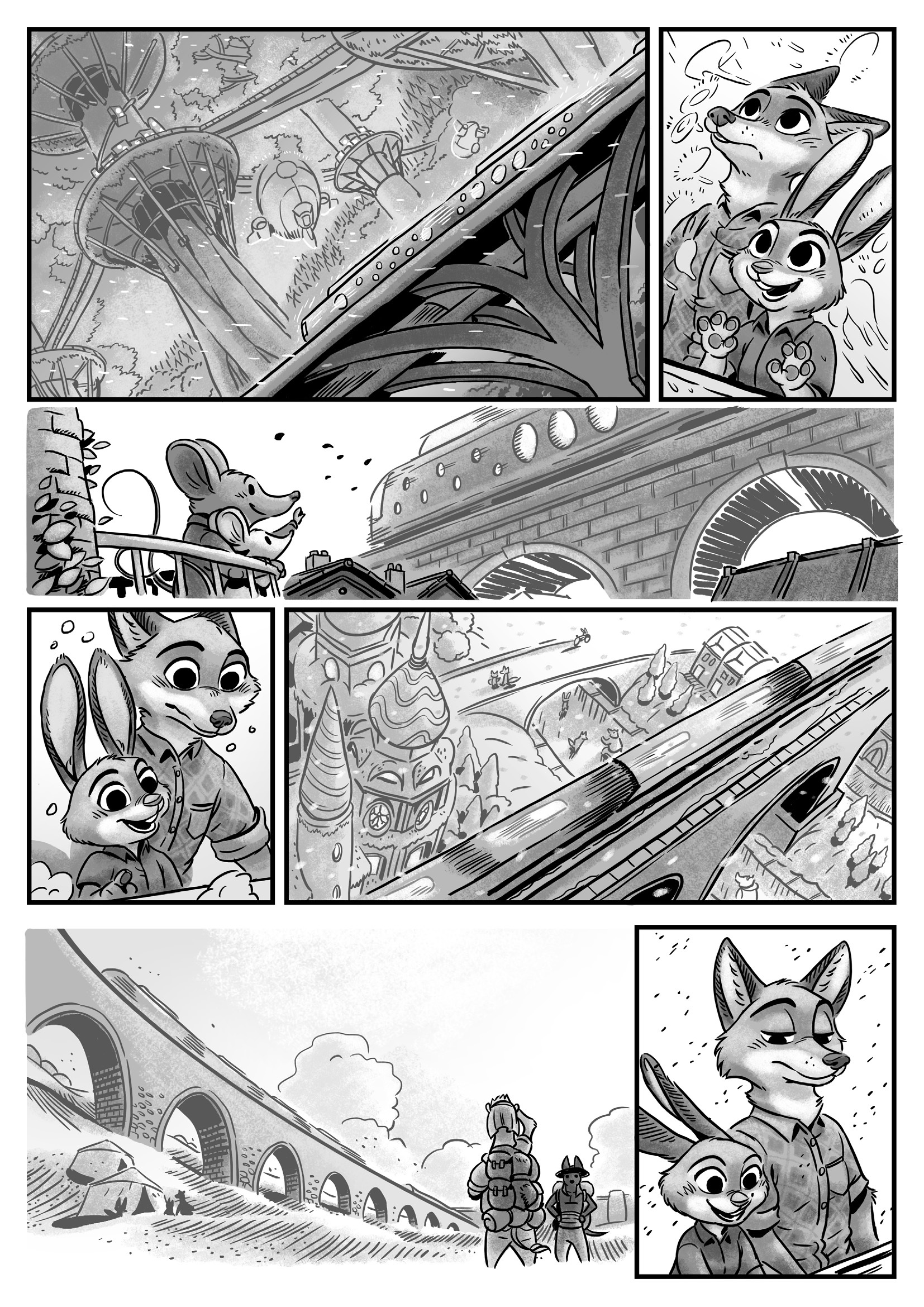 Long thoughts. Part four - Zootopia, Nick and Judy, Comics, Nick wilde, Judy hopps, Translation, Kit Ray, Longpost