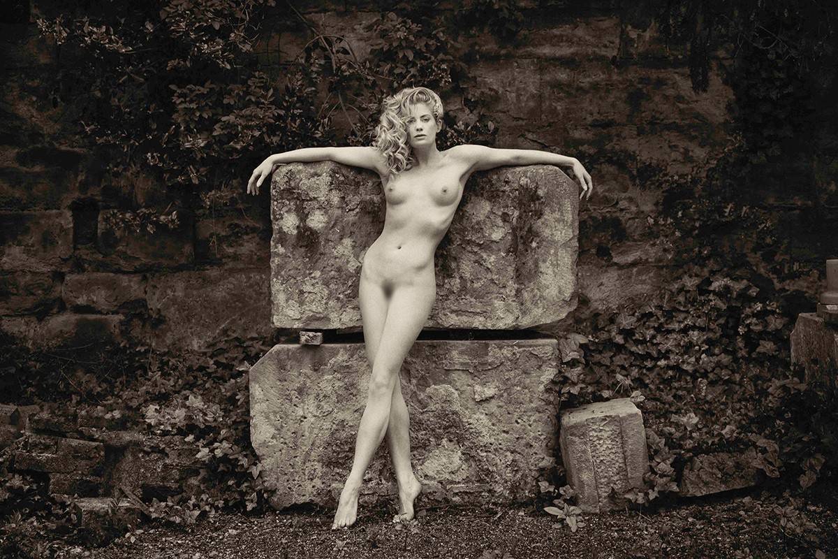 Nudes by Trevor and Faye Yerbury - NSFW, Erotic, The photo, Art, Girls, Black and white photo, Longpost