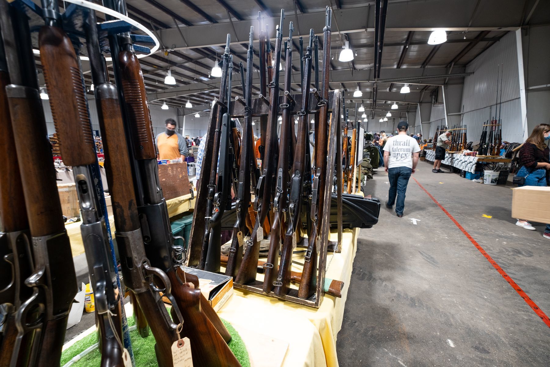 Olds Gun Flea Market - My, Exhibition, Weapon, Canada, Longpost, Swap meet