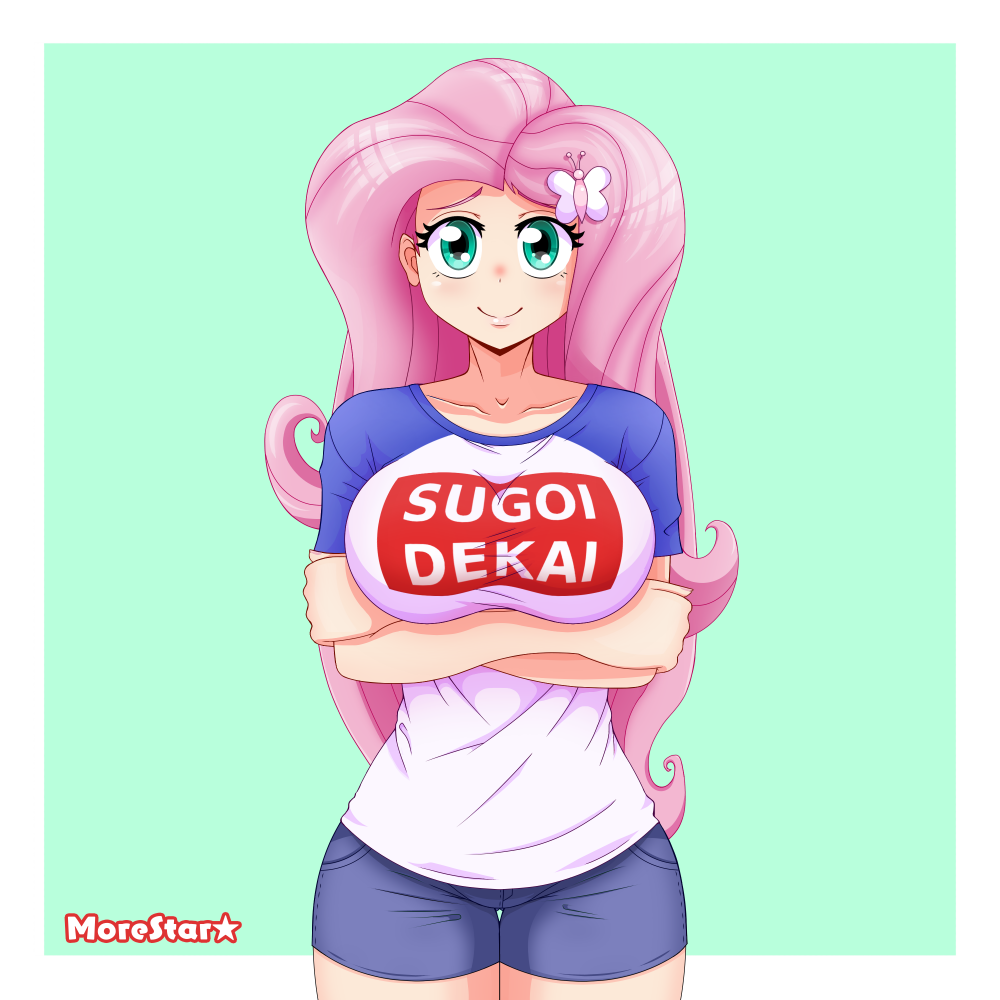 Fluttershy: Nintendo joystick, Sugoi Dekai, Lil Miss Rarity - My, My little pony, Equestria girls, Fluttershy, Humanization, Sugoi dekai, Nintendo, Longpost, Grimdark