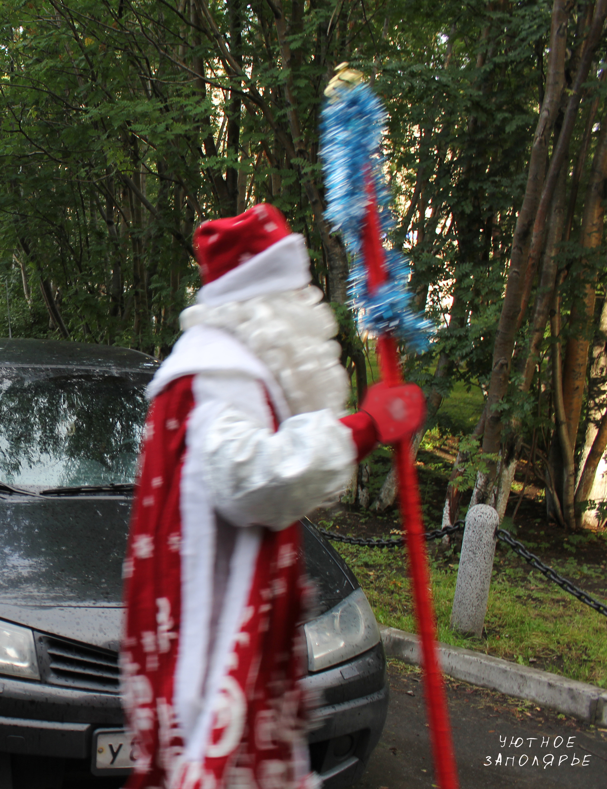 Murmansk. August. Father Frost - My, Murmansk, Murmansk region, Santa Claus and Summer, New Year, Longpost, Father Frost