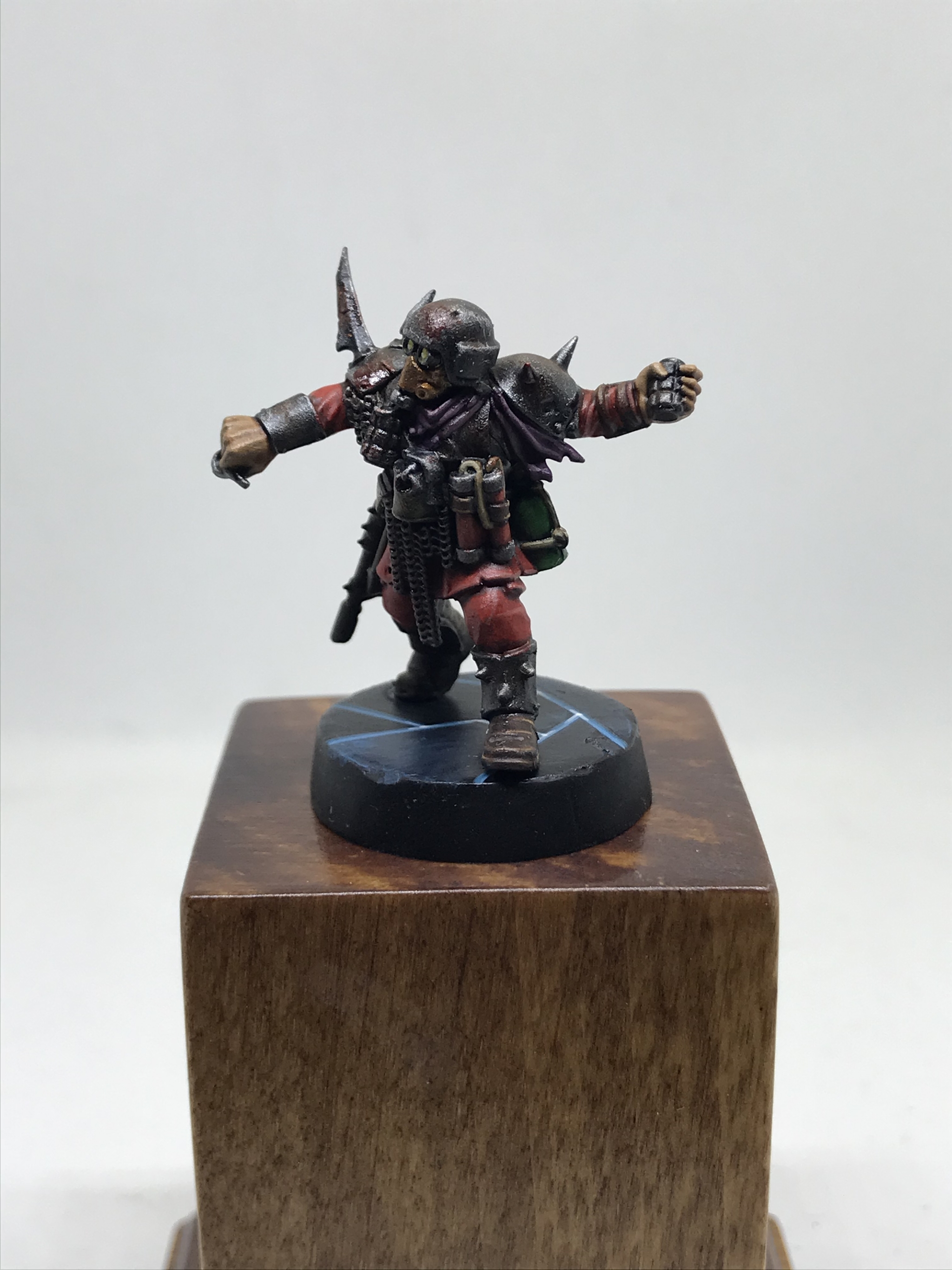 Amateur painting of miniatures. Blackstone Fortress. Traitor Guardsmen - My, Blackstone Fortress, Warhammer, Warhammer 40k, Blood pact, Miniature, Painting miniatures, Longpost