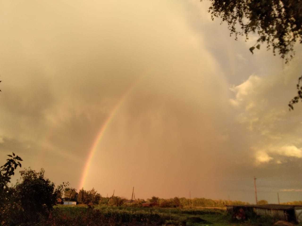 beauty - My, Rainbow, Rain, Longpost