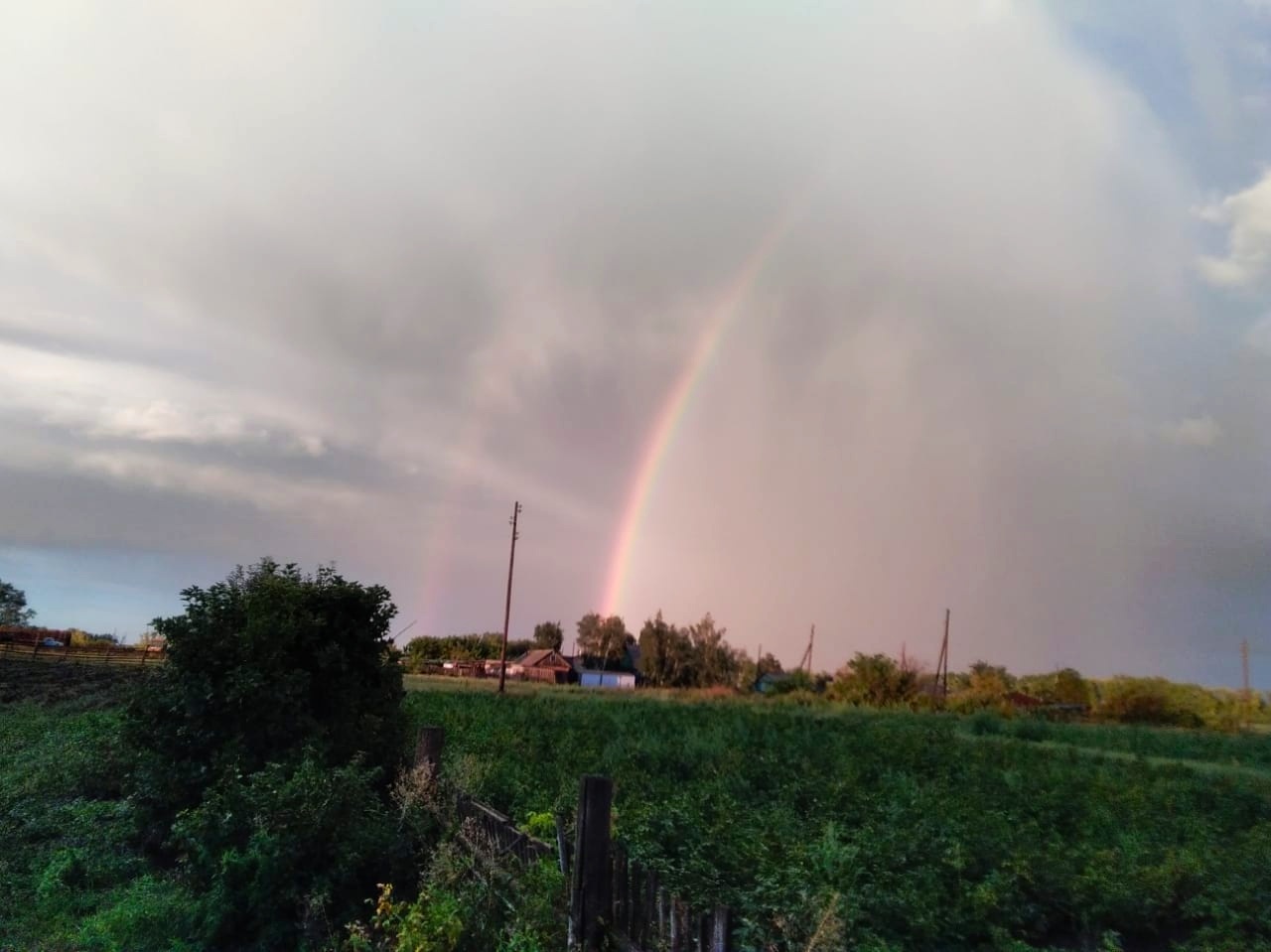 beauty - My, Rainbow, Rain, Longpost