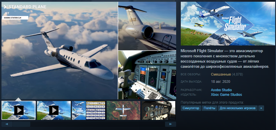 Negative reviews of Microsoft Flight Simulator 2020 on Steam - Computer games, Simulator, Review, Steam, Negative, Longpost, Microsoft flight Simulator, Deception