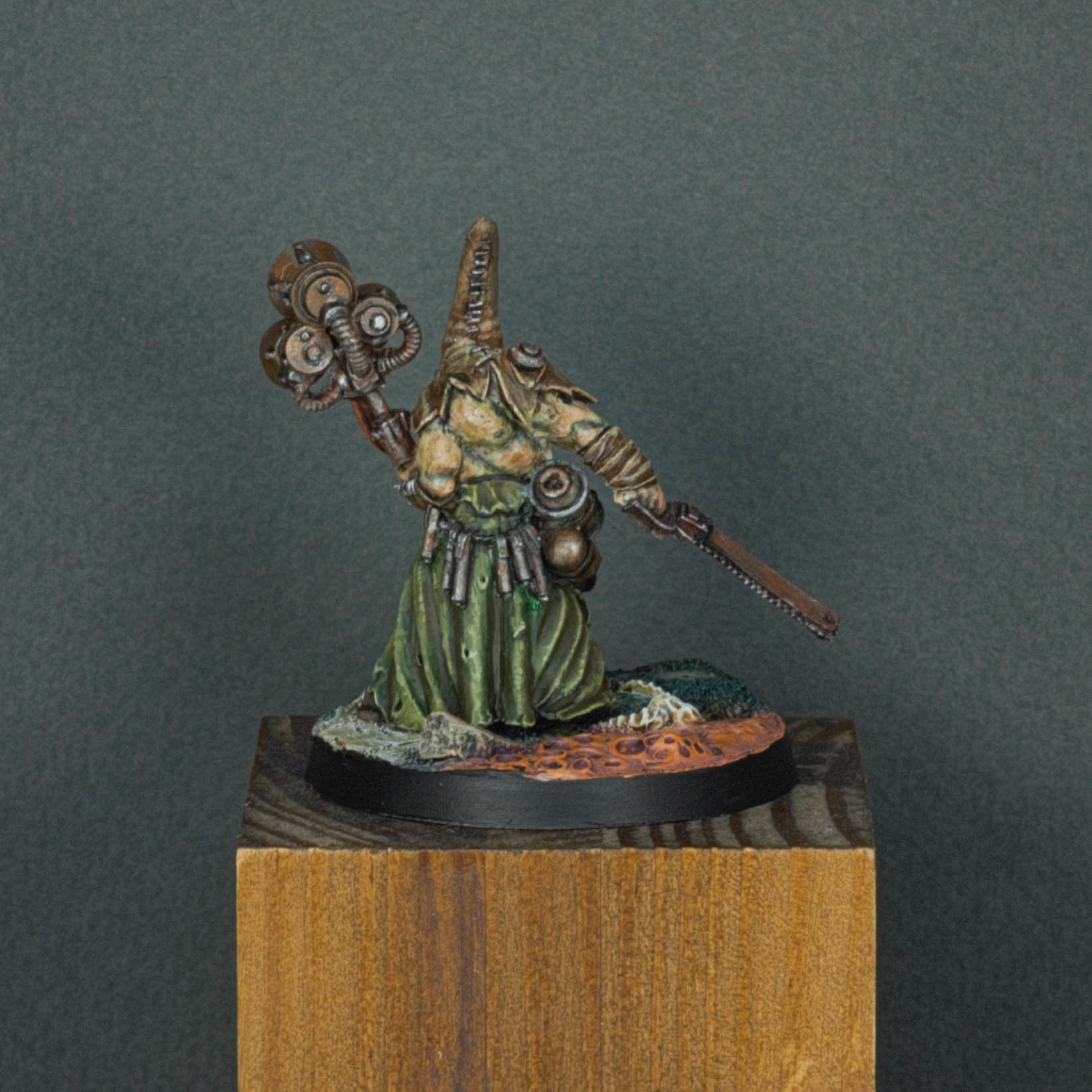 blank herald of Nurgle - My, Warhammer 40k, Painting miniatures, Desktop wargame, Longpost