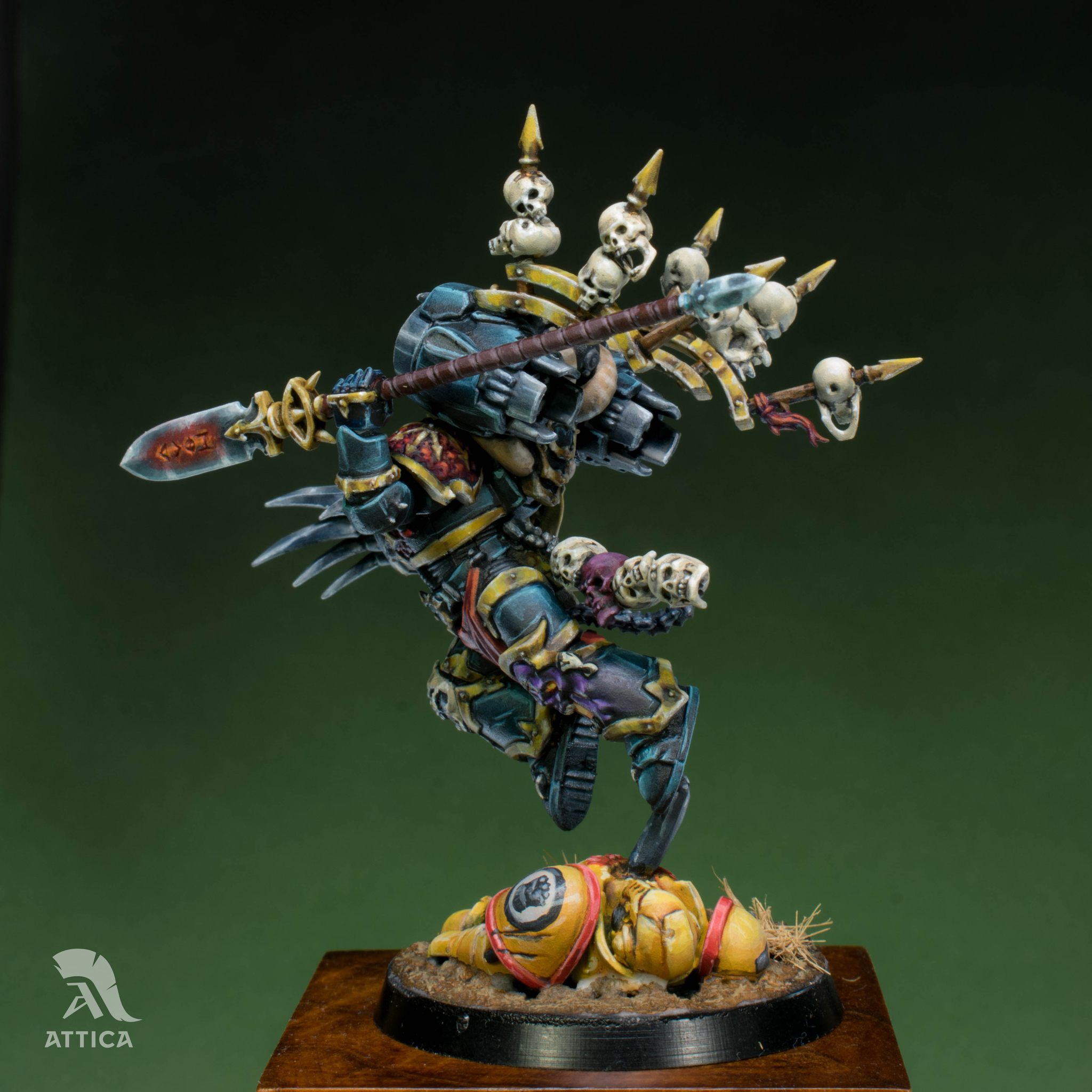 Haarken Worldclamer herald of apocalypse - My, Painting miniatures, Warhammer 40k, Warhammer, Miniature, Desktop wargame, Longpost