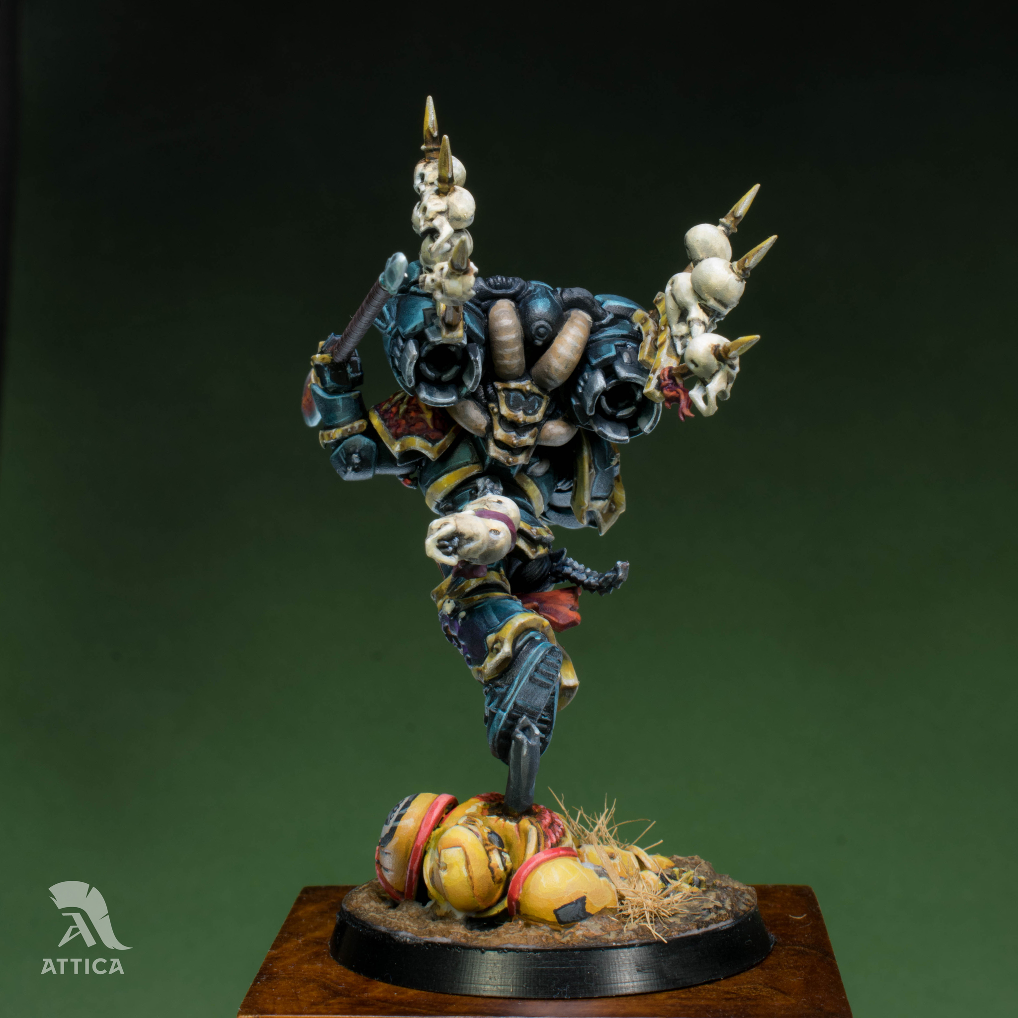 Haarken Worldclamer herald of apocalypse - My, Painting miniatures, Warhammer 40k, Warhammer, Miniature, Desktop wargame, Longpost