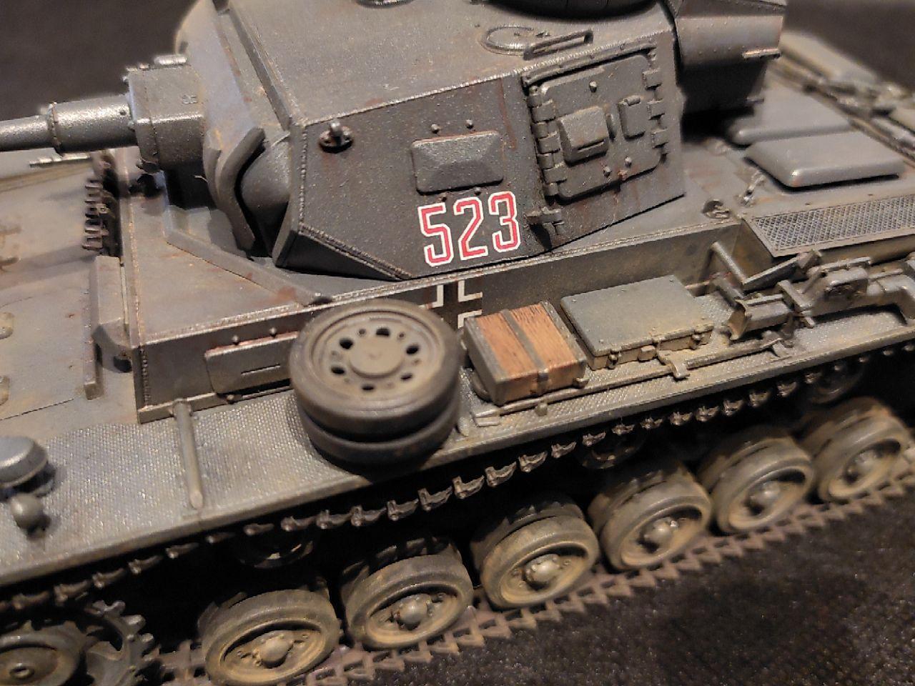 Pz.Kpfw III ausf. J. Dragon, 1/35 - My, Stand modeling, Modeling, Models, Germany, Tanks, The Second World War, BTT, Longpost