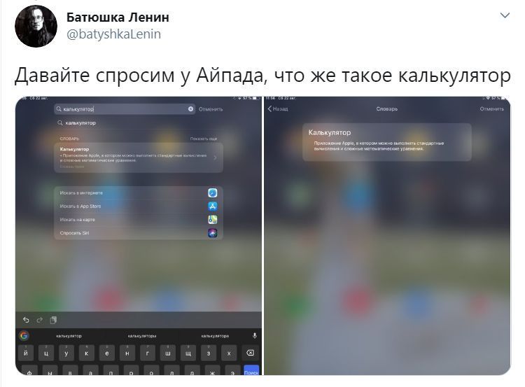 IPad и калькулятор - Twitter, Скриншот, iPad, Калькулятор, Мат, Apple, Длиннопост, Копипаста