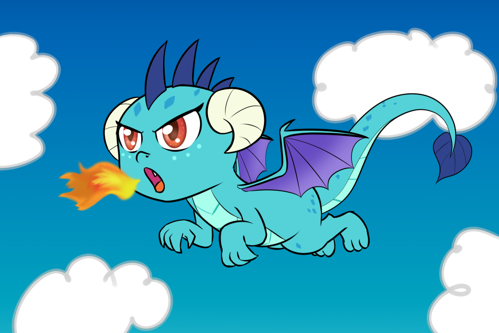 (Scary) Dragon Lord - My little pony, Princess ember, The Dragon, Empyu