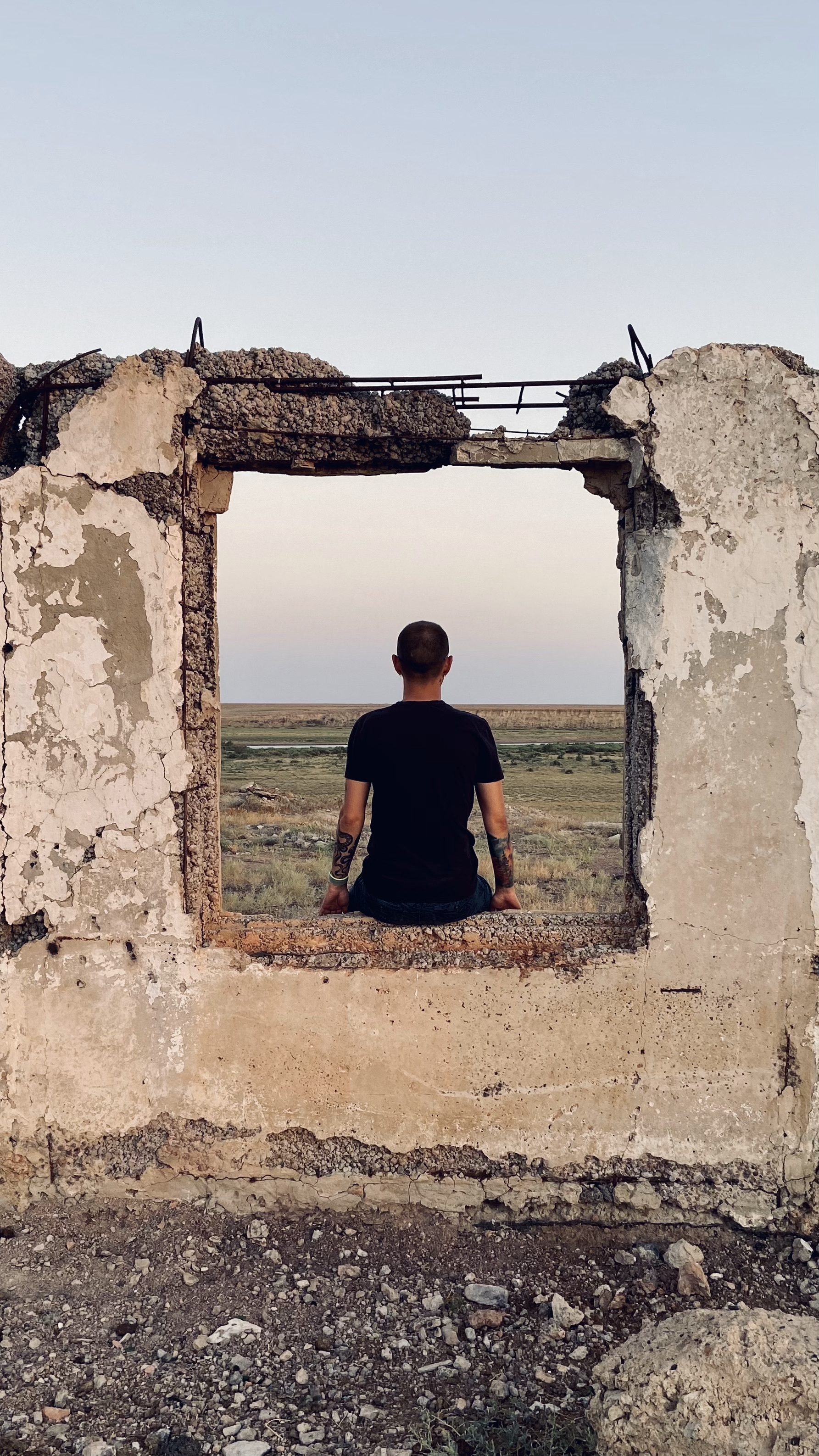 Please provide a title - My, The photo, Abandoned, Sky, Outside the window