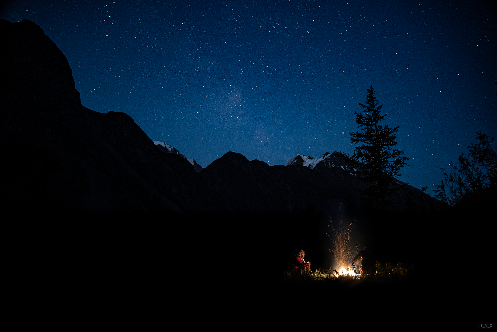 In Altai - My, The photo, Stars, Tourism, beauty, Starry sky, Night