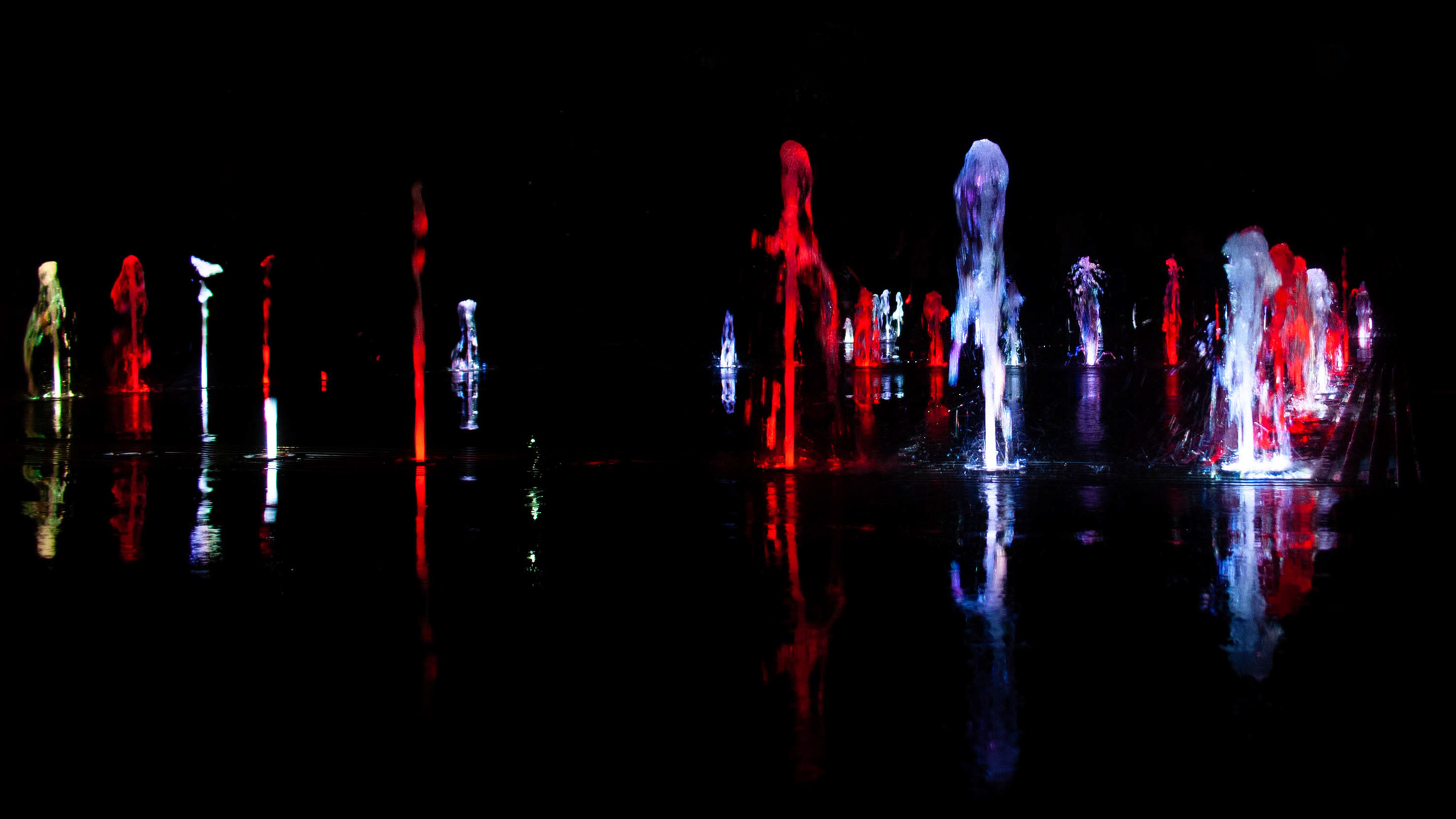 Exchange Square - My, Fountain, Light and music, Kaliningrad, The photo, Longpost