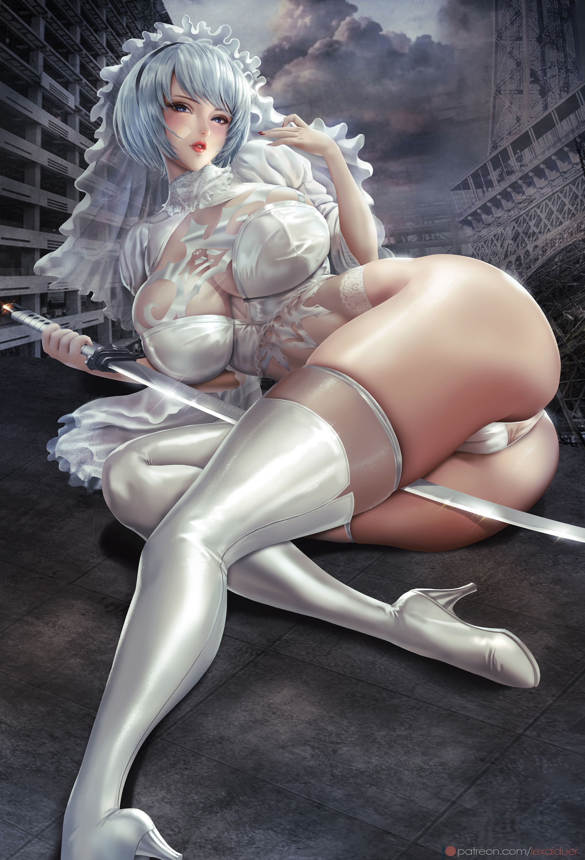 YoRHa No.2 Type B - NSFW, Art, Games, Girls, NIER Automata, Yorha unit No 2 type B, Lexaiduer