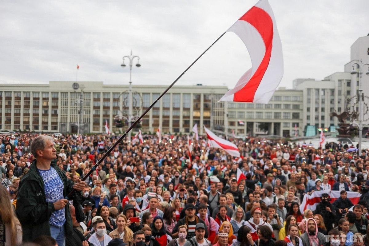 As they say: Please accept according to the will of the workers! - Politics, Republic of Belarus, Flag, Ban, White-Red-White Flag, Veterans, Request