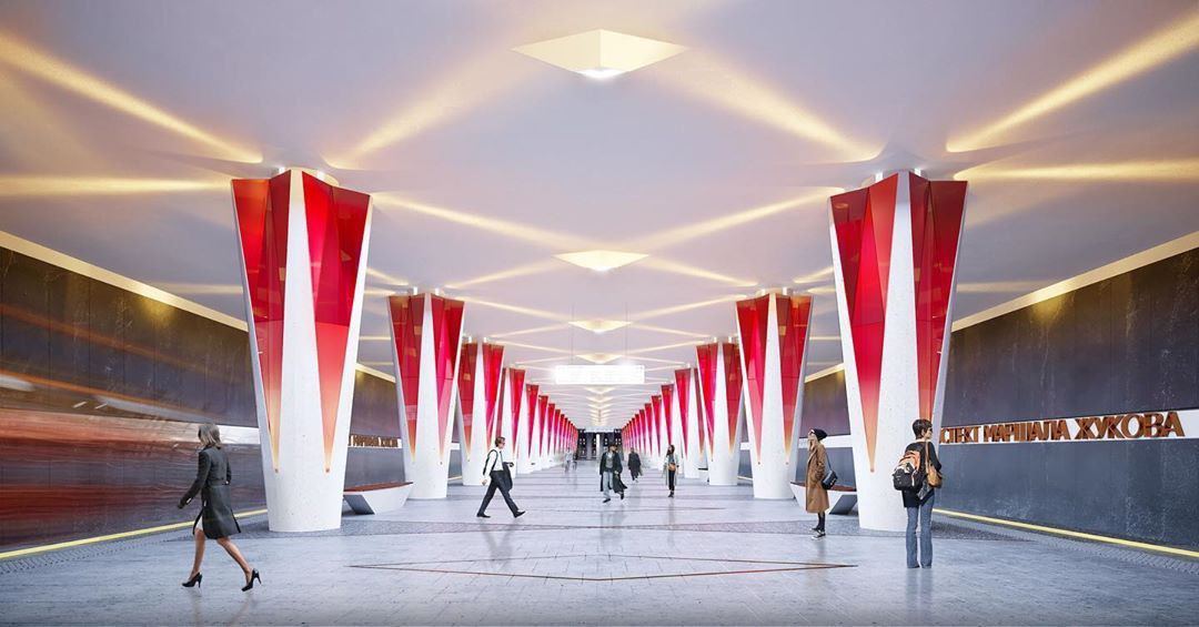 This is what the Klenovy Boulevard station will look like - Moscow, Metro, Longpost, Moscow Metro, Subway station