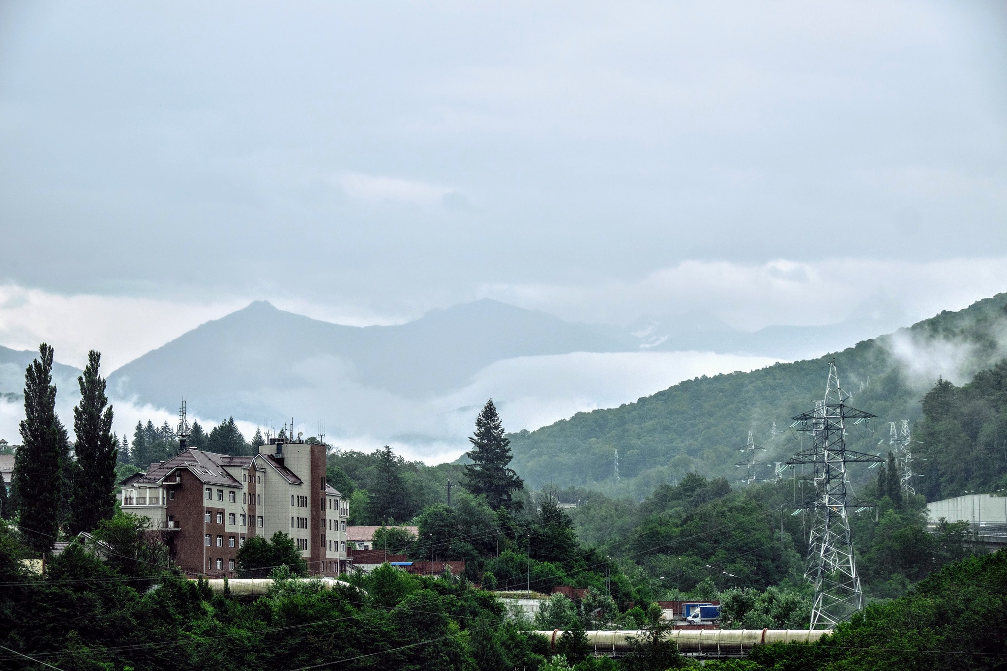 In Sochi in the rain part 2 - My, Sochi, Rosa Khutor, Adler, Krasnaya Polyana, Black Sea, Краснодарский Край, Video, Longpost