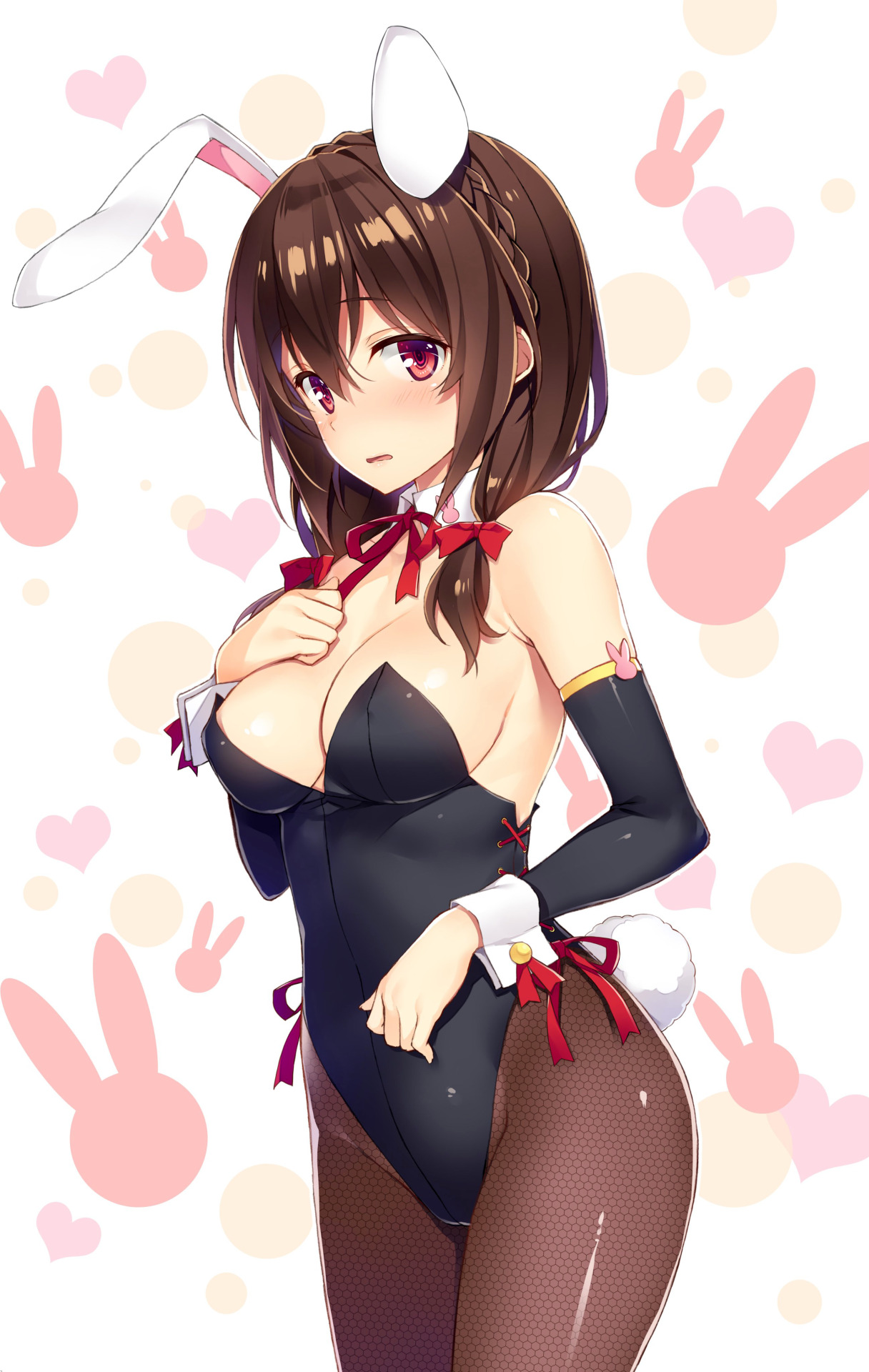 Bunny girl Yunyun - Yunyun, Konosuba, Anime art, Bunnysuit, Anime