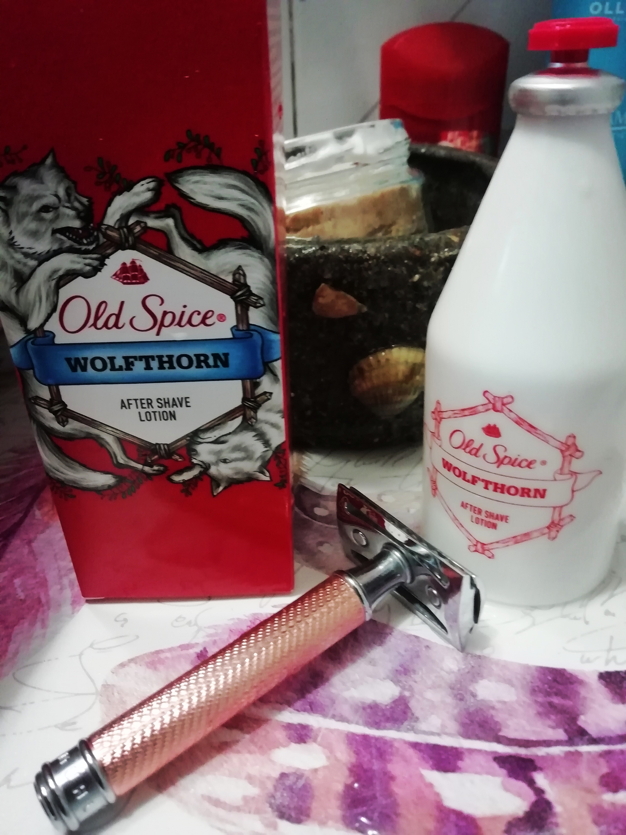 Лосьон old spice wolfthorn - Моё, Вкб, Бритье, Длиннопост