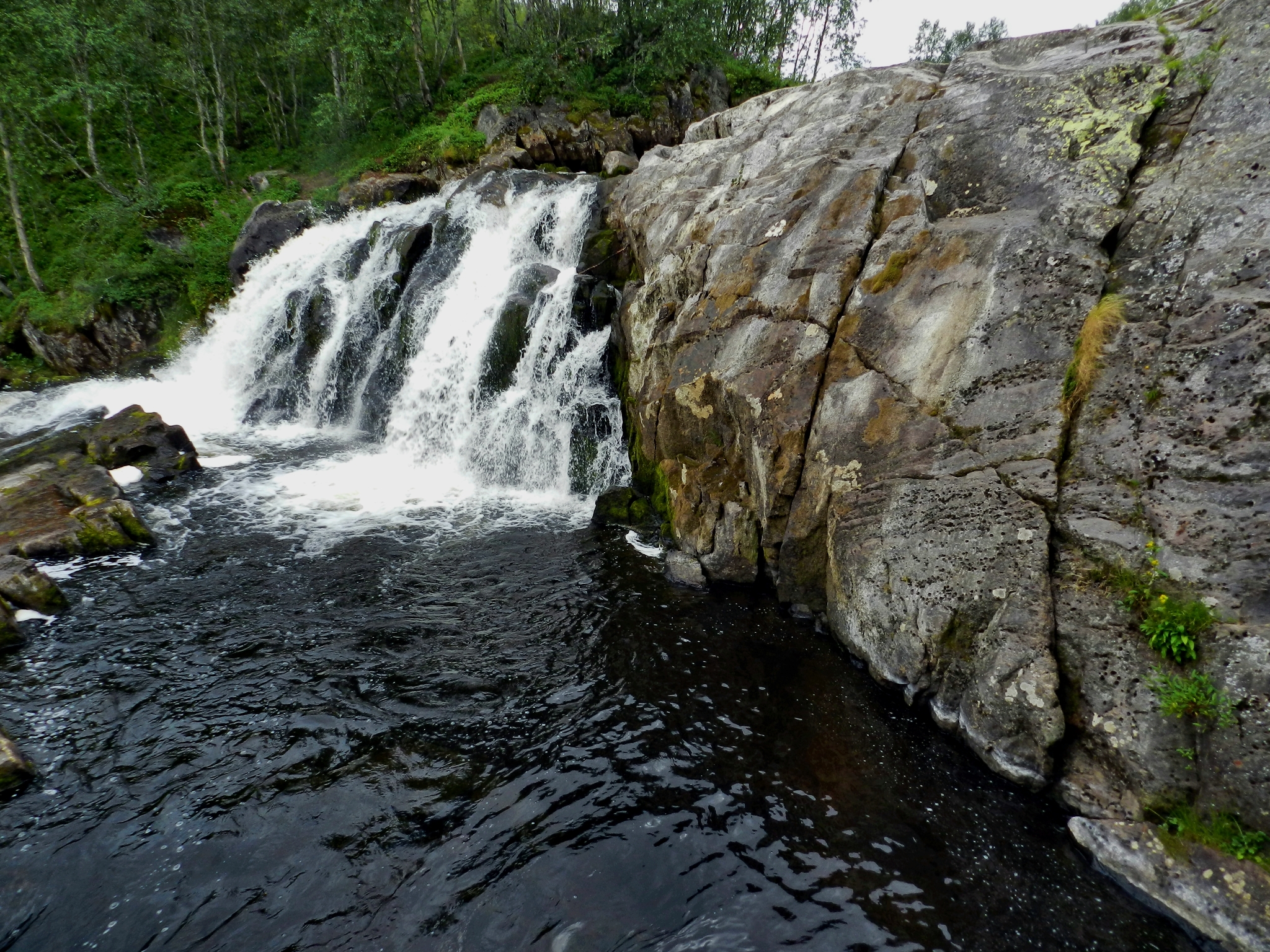 Sunday ride to Lavninsky waterfall! Murmansk, PerekatiKolsky, 4x4, Duster, L200, Hower - My, Auto, Kola Peninsula, Waterfall, River, Water, 4x4, Renault Duster, Offroad, Murmansk, Pokatushki, Swamp, Field, Weekend, Car, Jeep, Stuck, Ravine, Adventures, Travels, Mitsubishi, Video, Longpost