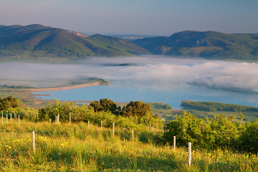 Beautiful Crimean places - Crimea, Nature, Tourist places, Travels, Longpost, Baydar Valley, Koyashskoye, Lake, Zelenogorye, Canyon, beauty of nature