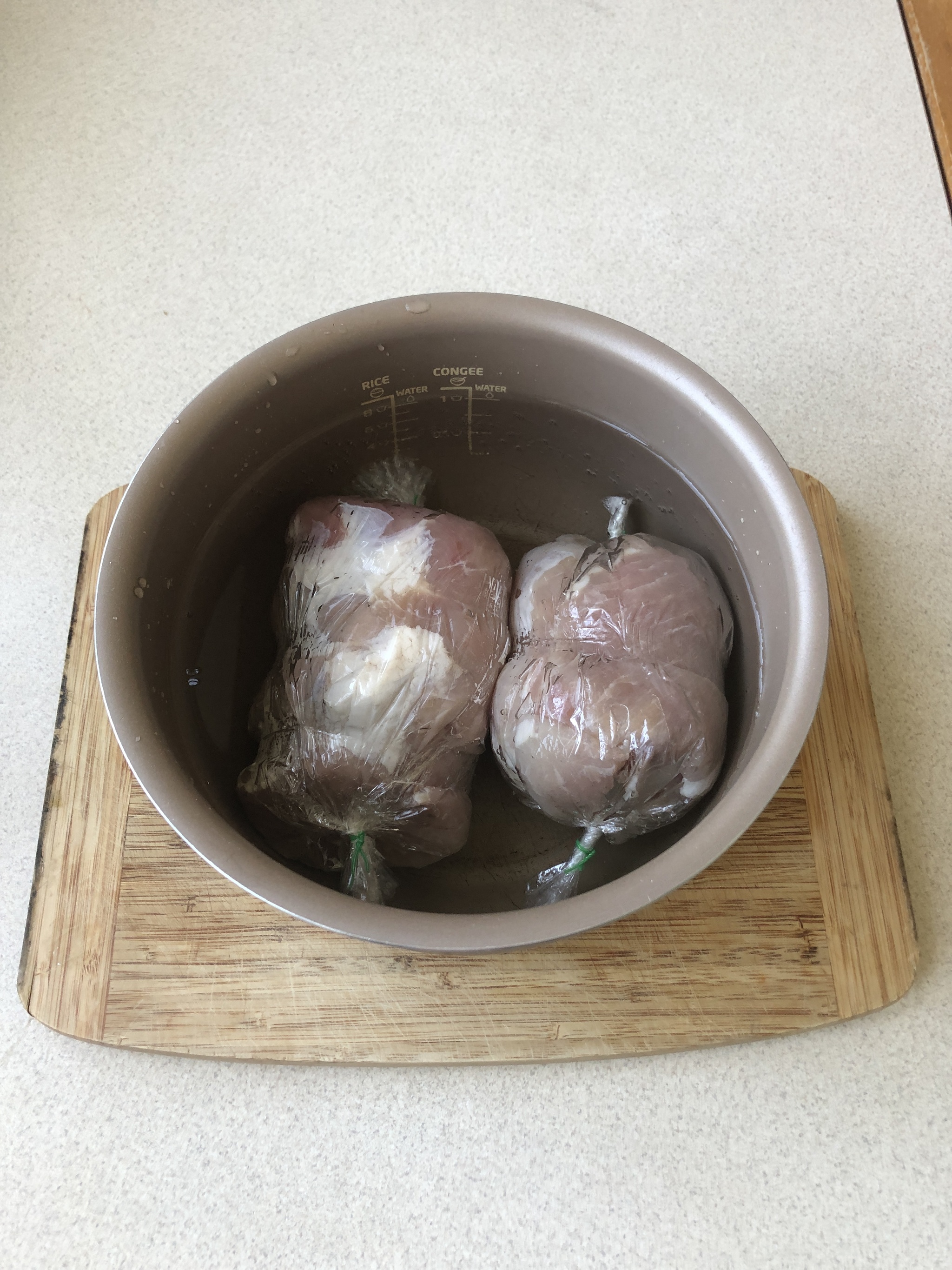 Ham in a slow cooker - My, Ham, Meat, Longpost, Preparation