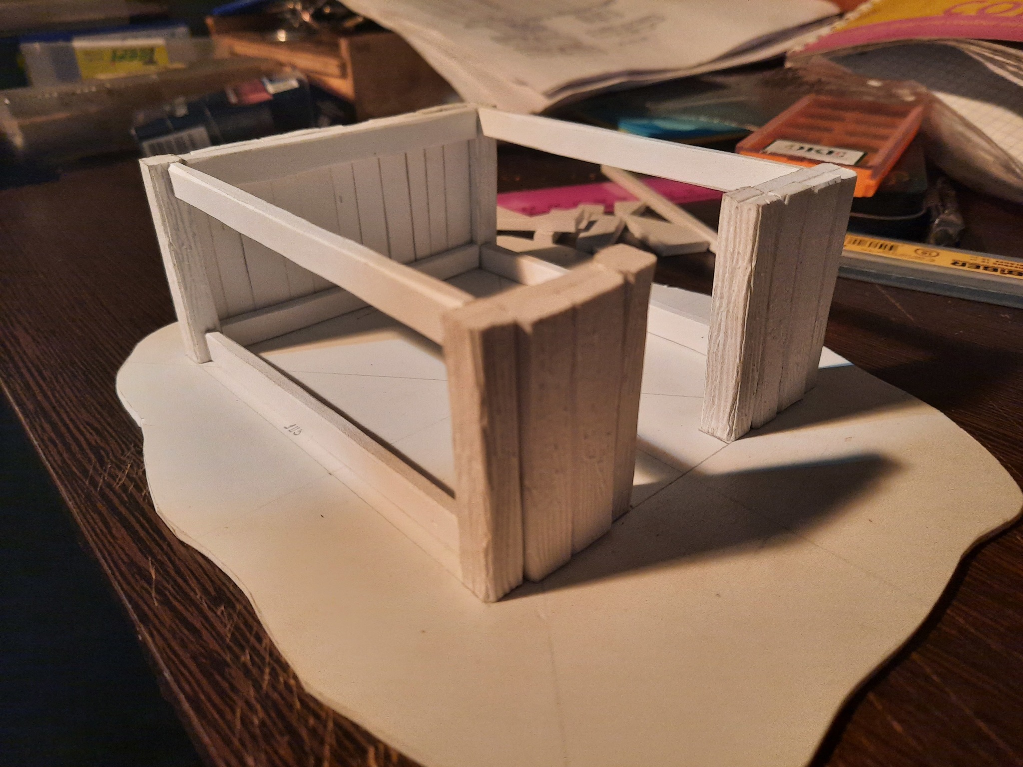 Hobby 4 (making a small hut) step by step_part 1 - My, Malifaux, Terrane, Pvc, Dungeons & dragons, Board games, Longpost