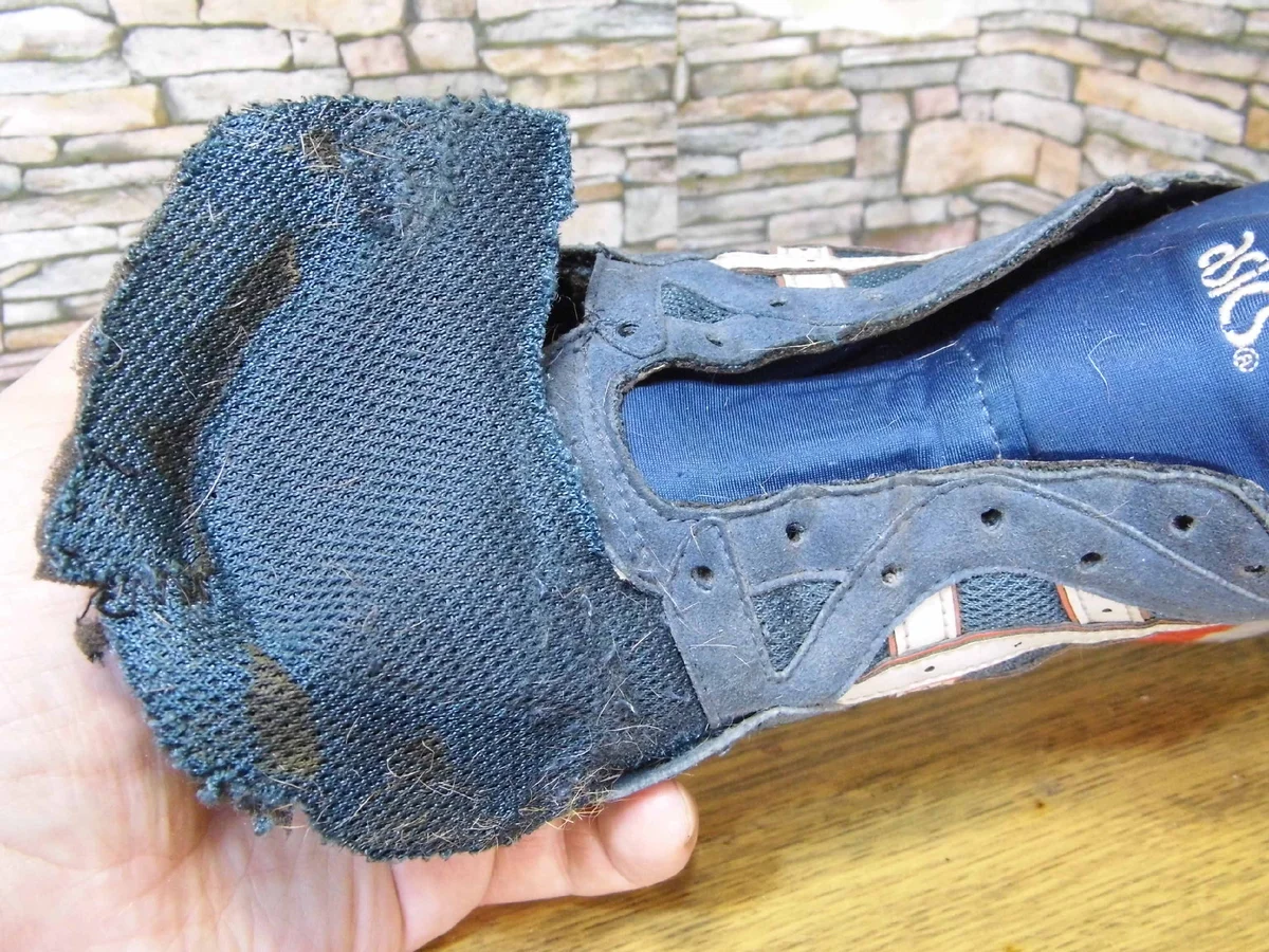 Mesh on sneakers - complete replacement - My, Shoe repair, Sneakers, Net, Mat, Longpost