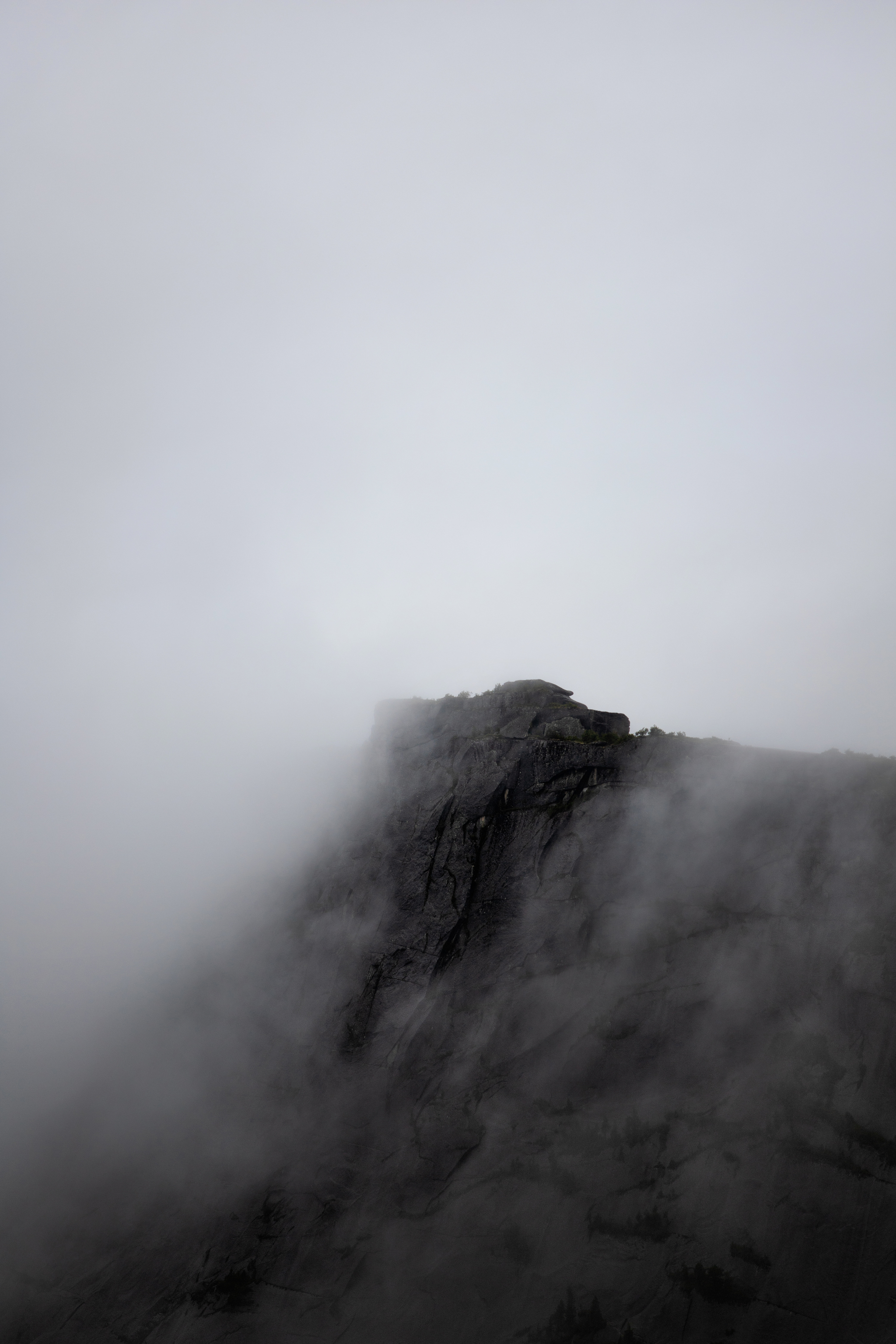 Mountain - My, The mountains, Fog