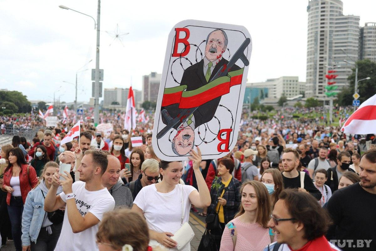 Tens of thousands of Belarusians again rallied against the Lukashenko regime - Politics, Republic of Belarus, Alexander Lukashenko, Protests in Belarus, Rally, Longpost