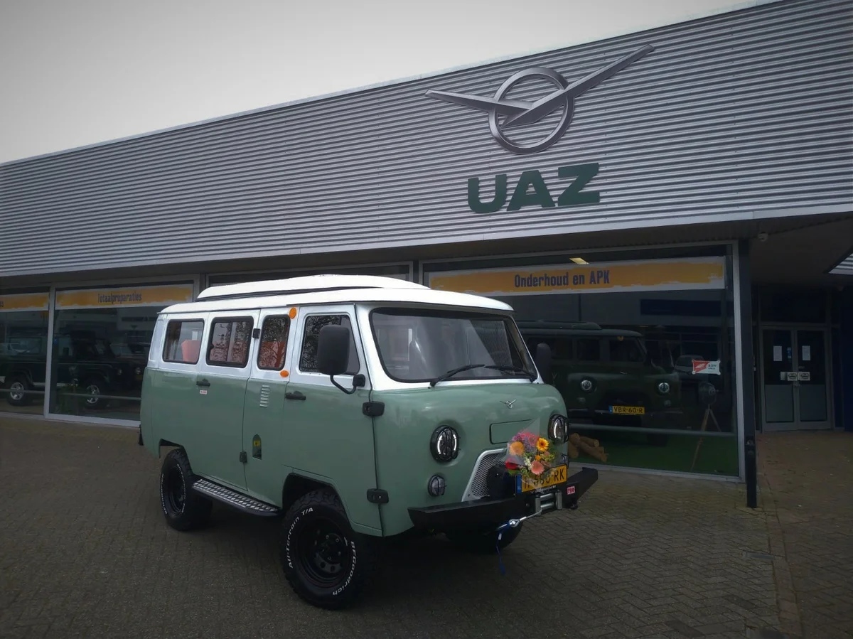 What does the “loaf” look like after modification by a UAZ dealer in the Netherlands - UAZ, Suddenly, Auto, House on wheels, Travels, Longpost, Netherlands (Holland)