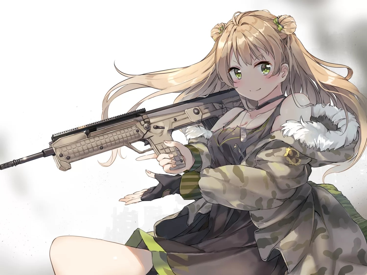 Dream of the day obseries 8 - My, Anime, Girls frontline, Weapon, Text, Story, Rifle, USA, Bullpup, Girls, Kel-Tec rfb