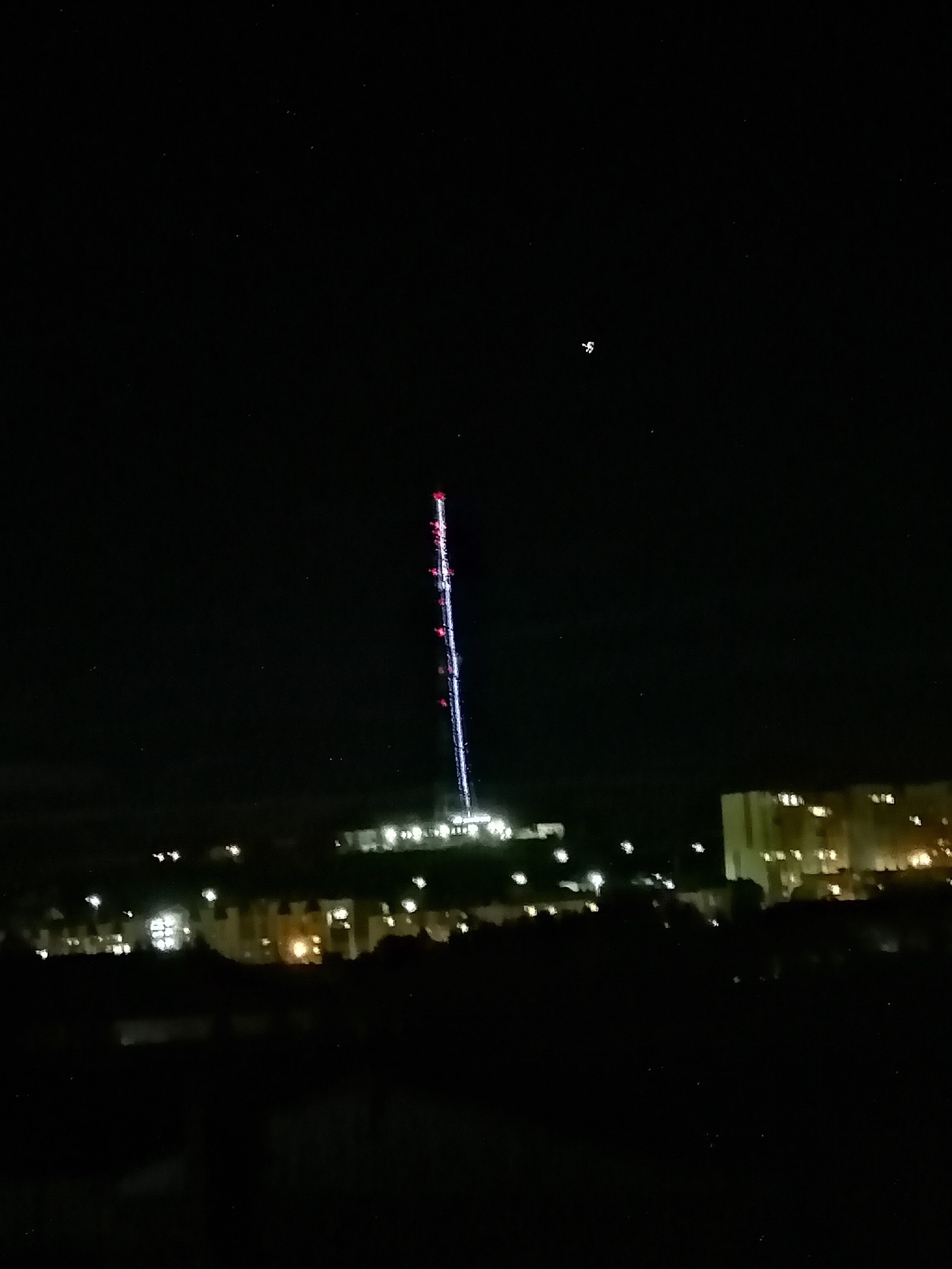 Evening in Murmansk. communications tower - My, Murmansk, Tower, Longpost