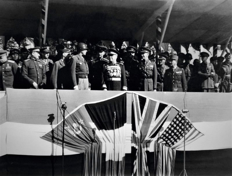 Parade in Berlin on September 7, 1945 - Victory parade, 1945, Berlin, Allies, Longpost, Military history