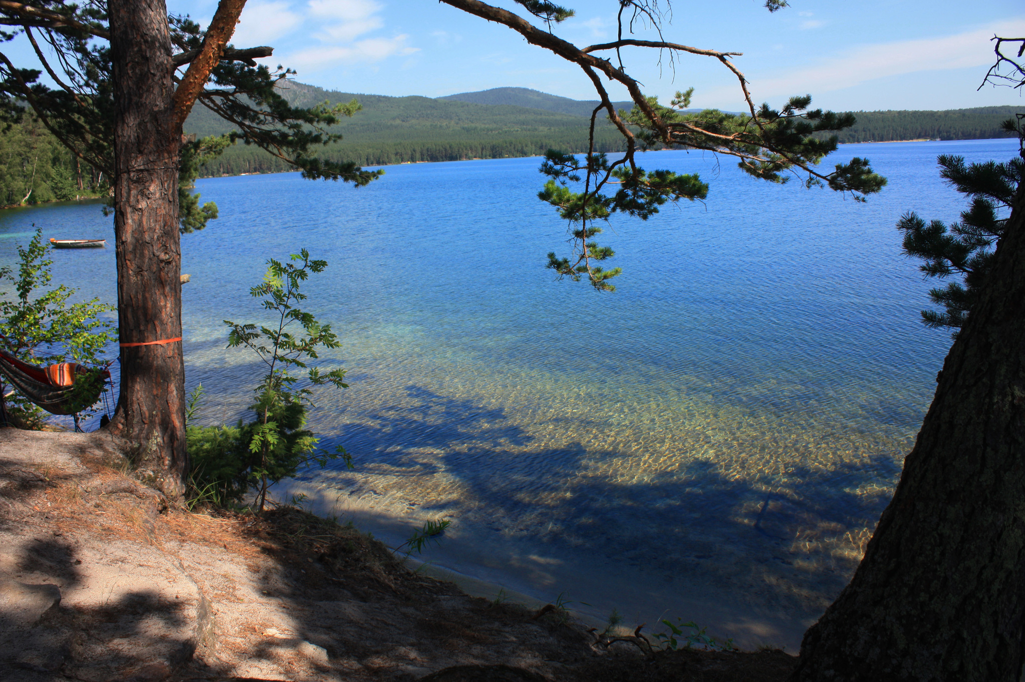 Озеро Тургояк остров Чайка