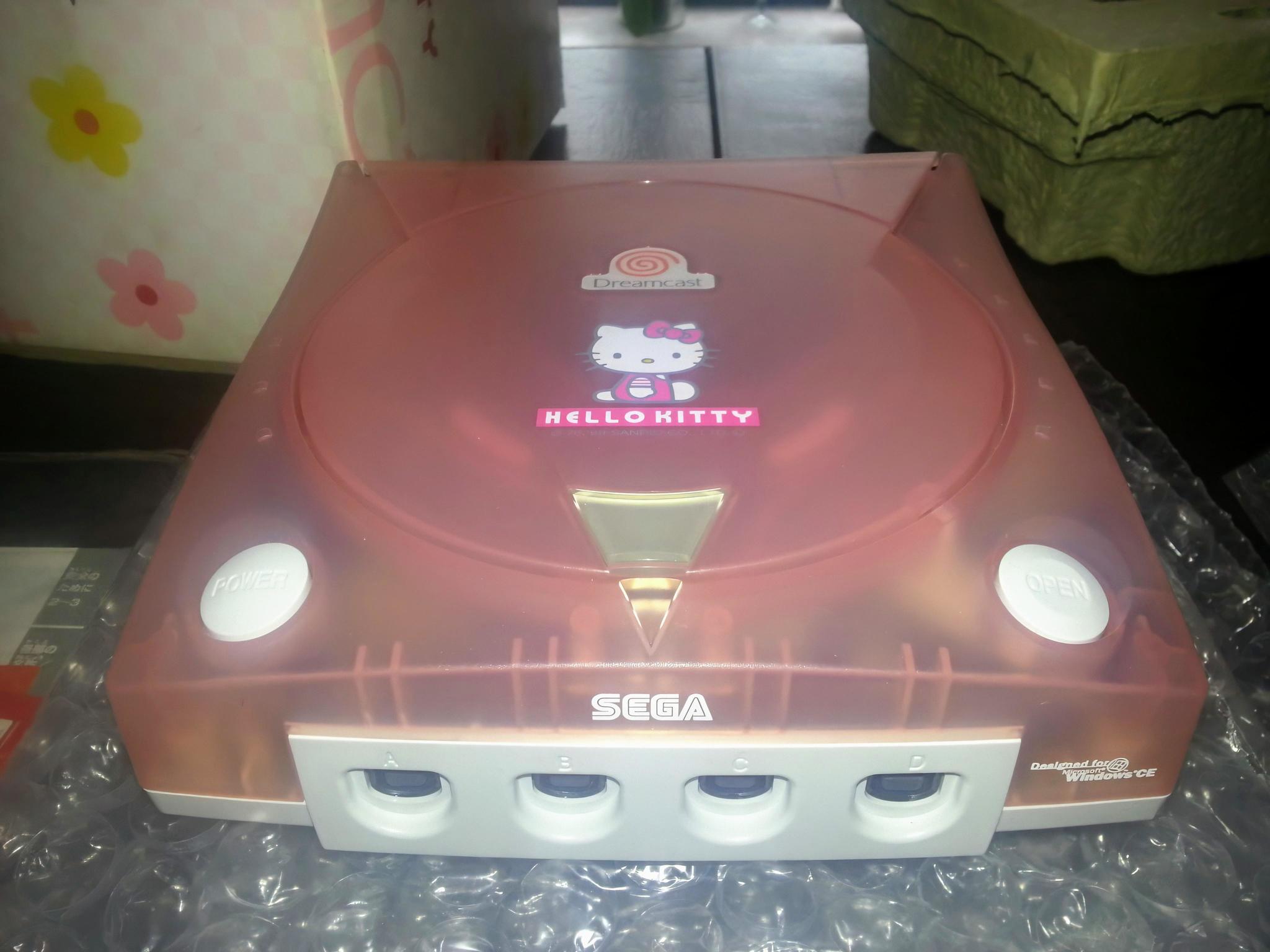 Распаковка новой Sega Dreamcast Hello Kitty Edition - мечта девчонок 2000х  | Пикабу