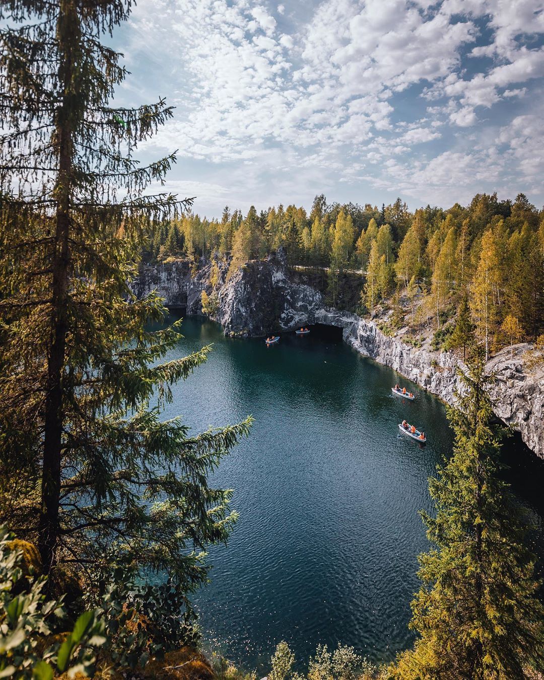 Mountain park Ruskeala - Карелия, Mountain Park, Ruskeala, The photo, Natural monument, Marble quarry, Groundwater, Longpost