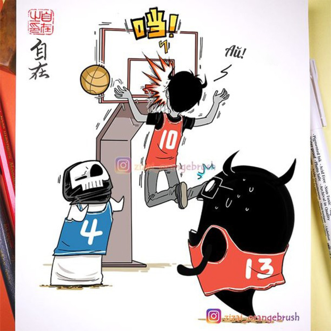 Basketball match - Comics, Zizai_orangebrush, Devils love, Longpost