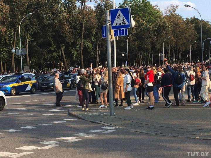 1) September 12. Protests in Belarus - City Day / Women's March - Politics, Women, Girls, Republic of Belarus, Protests in Belarus, Detention, Militia, Siloviki, Video, Longpost