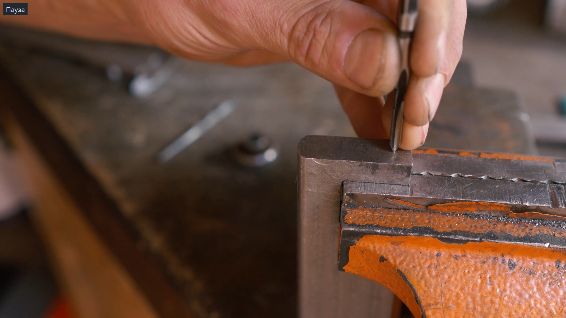 Clamp for the good mood of Tsar Berendey - My, Berendey, Knife, Clamp, Homemade, With your own hands, Video, Longpost