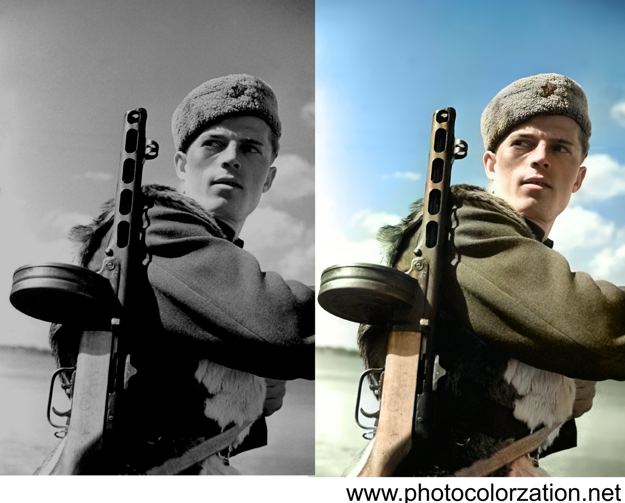 My colorization - My, Colorization, The Second World War, The Great Patriotic War, Longpost, To be remembered