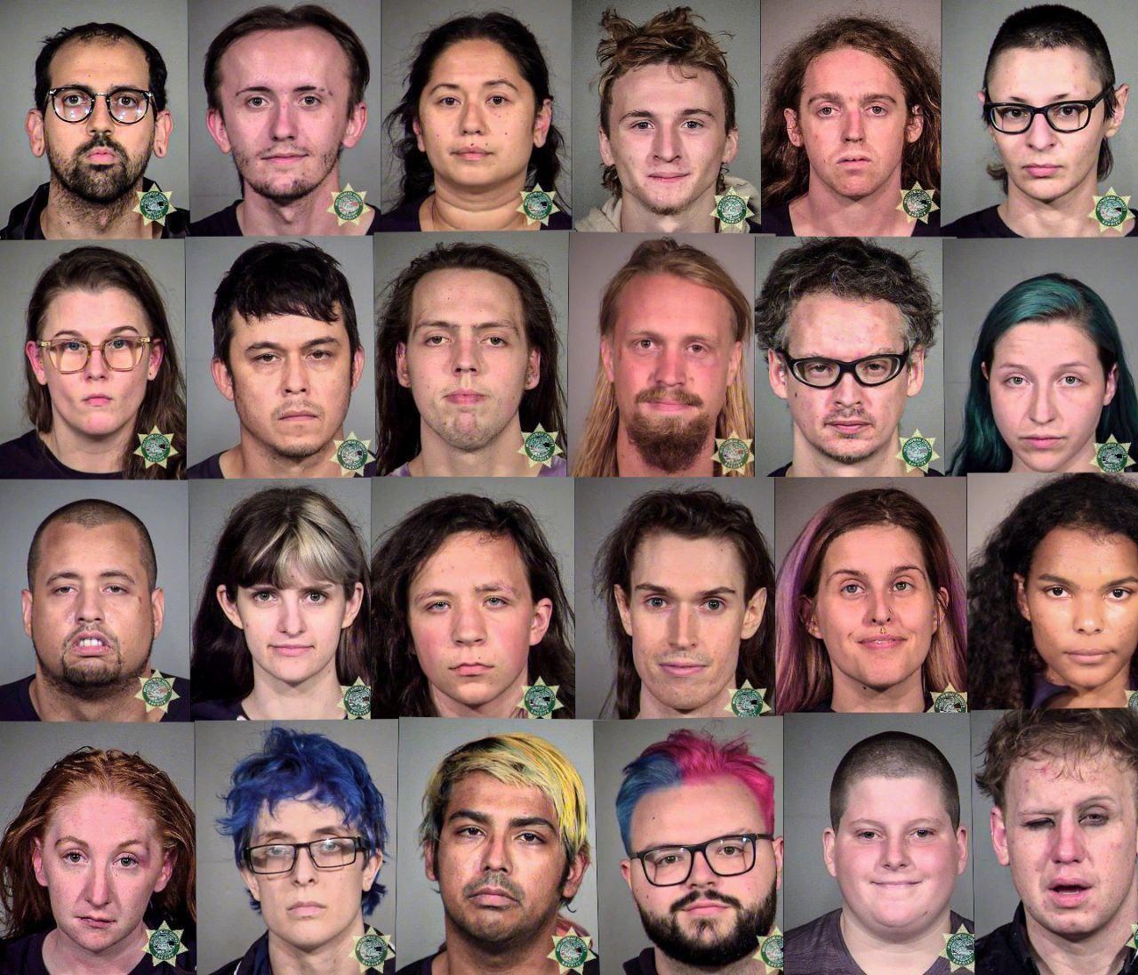 US police have published photographs of detained participants in recent protests and looting. - Black lives matter, USA, Protest