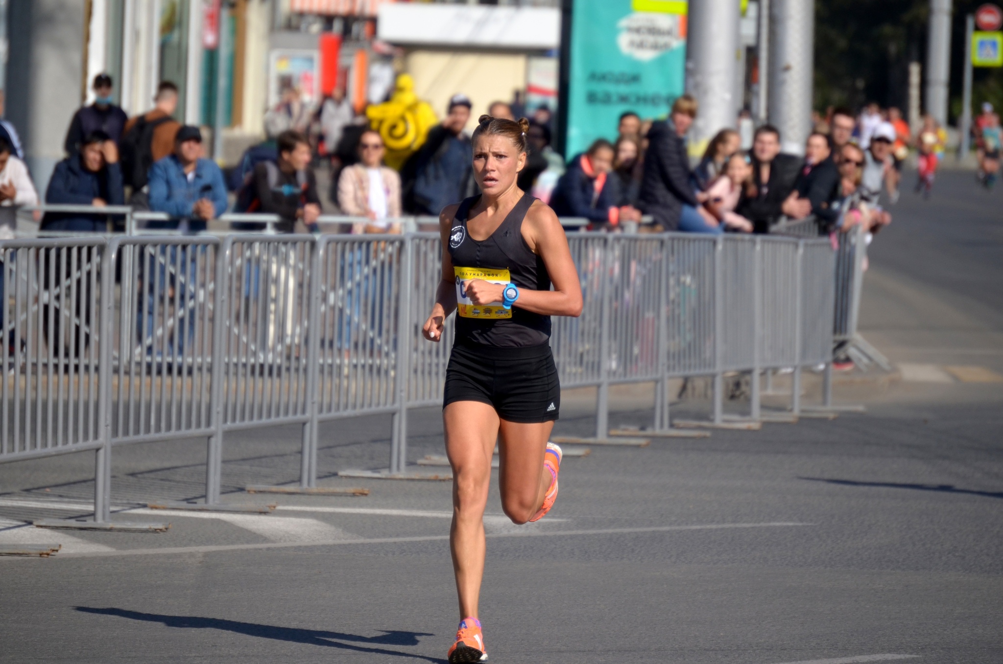 Girls from Raevich's Siberian Half Marathon - Siberia, Novosibirsk, Girls, The race, Half marathon, Sport, Longpost