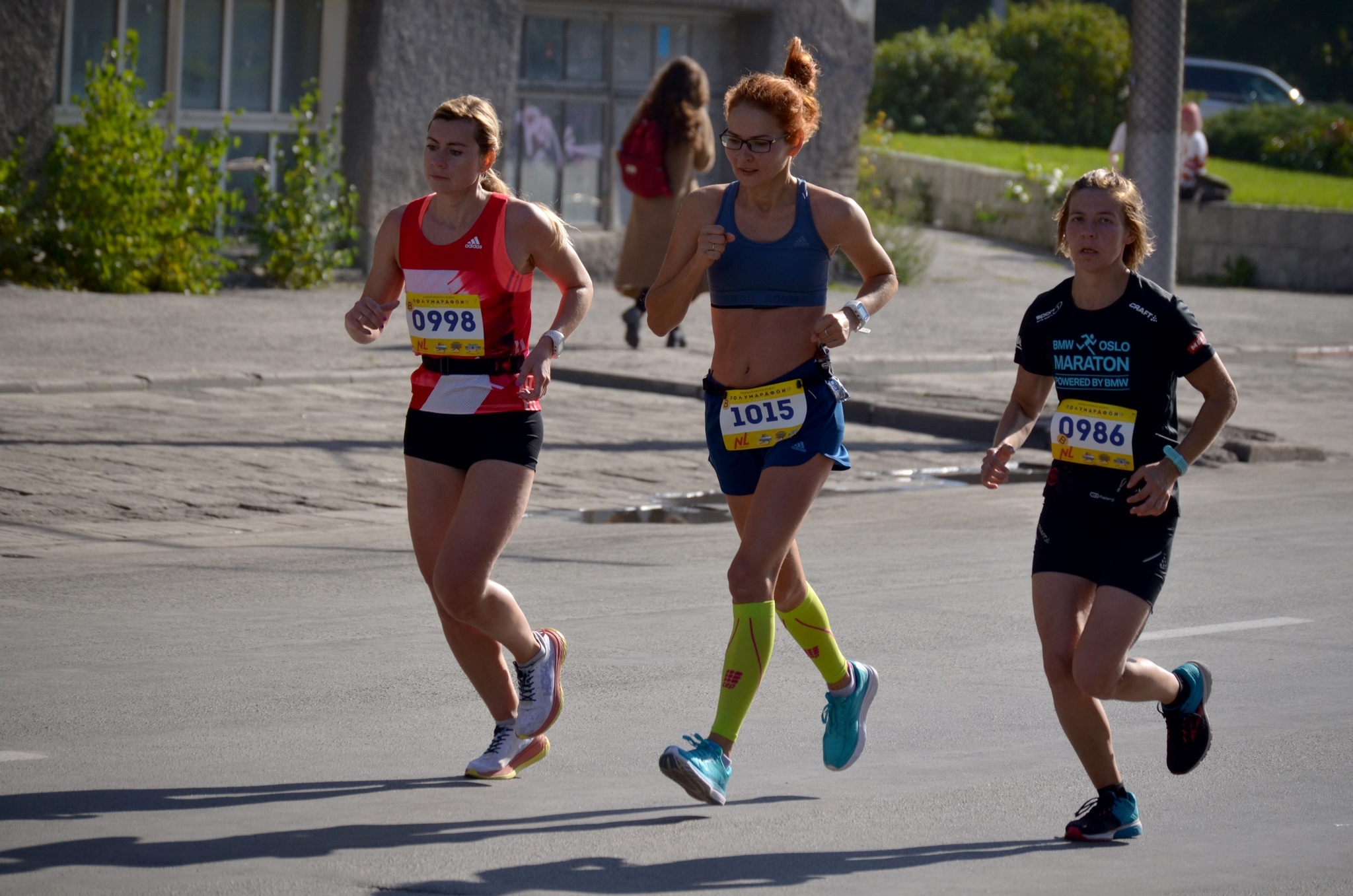 Girls from Raevich's Siberian Half Marathon - Siberia, Novosibirsk, Girls, The race, Half marathon, Sport, Longpost