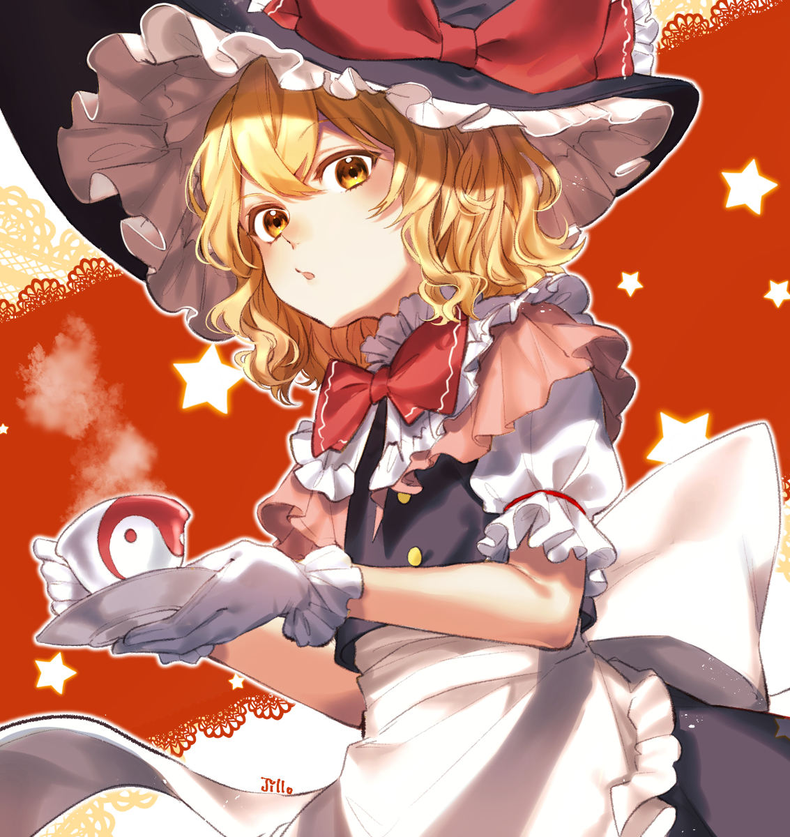 Мариса - Anime Art, Аниме, Kirisame Marisa, Touhou, Jill 07km