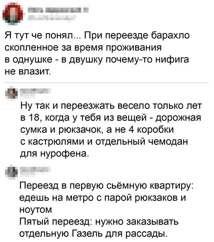 Трудности переезда | Пикабу