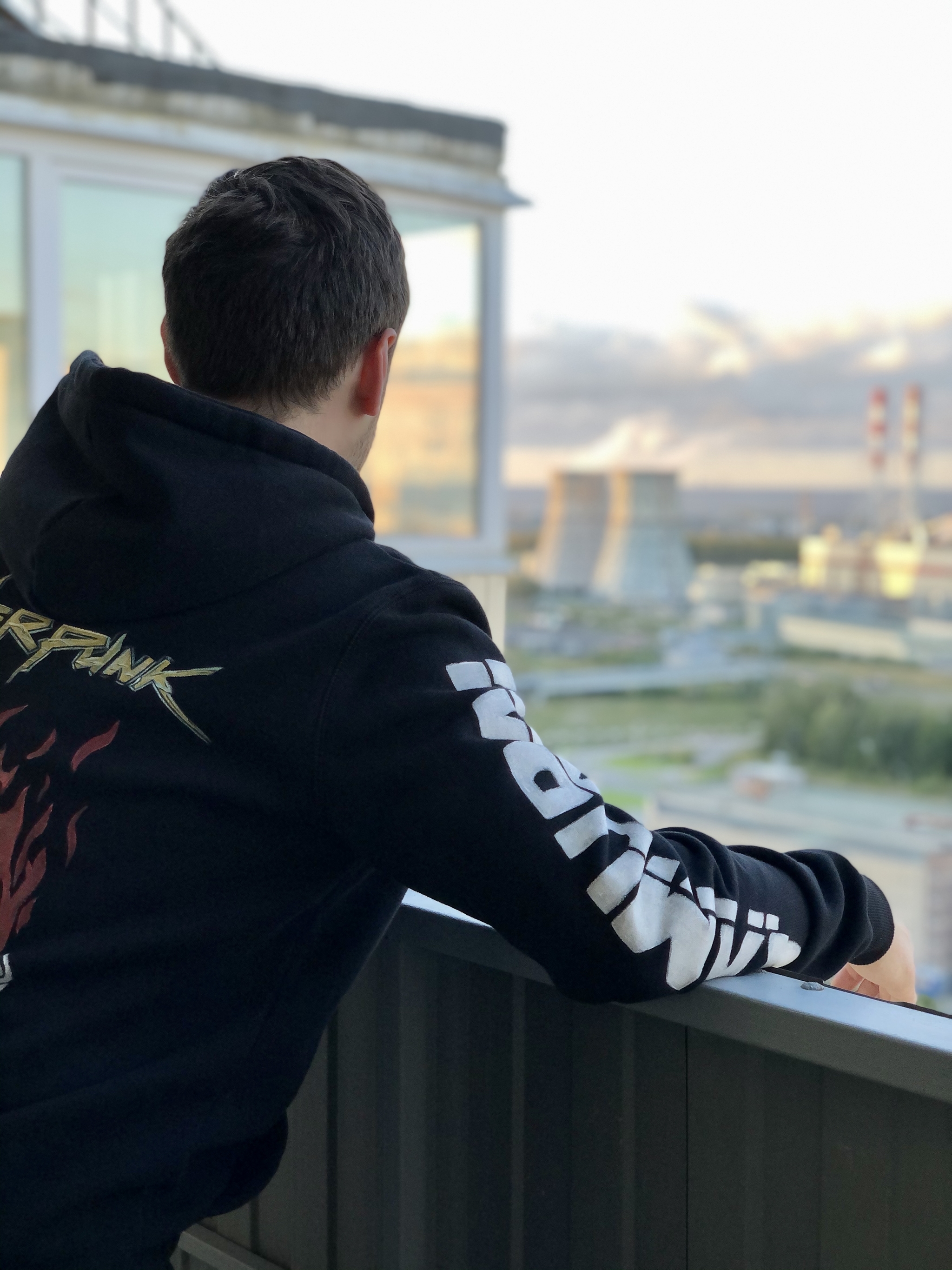 Cyberpunk 2077. Sweatshirt customization - My, Cyberpunk 2077, Customization, Custom, Painting on fabric, Video game, Longpost