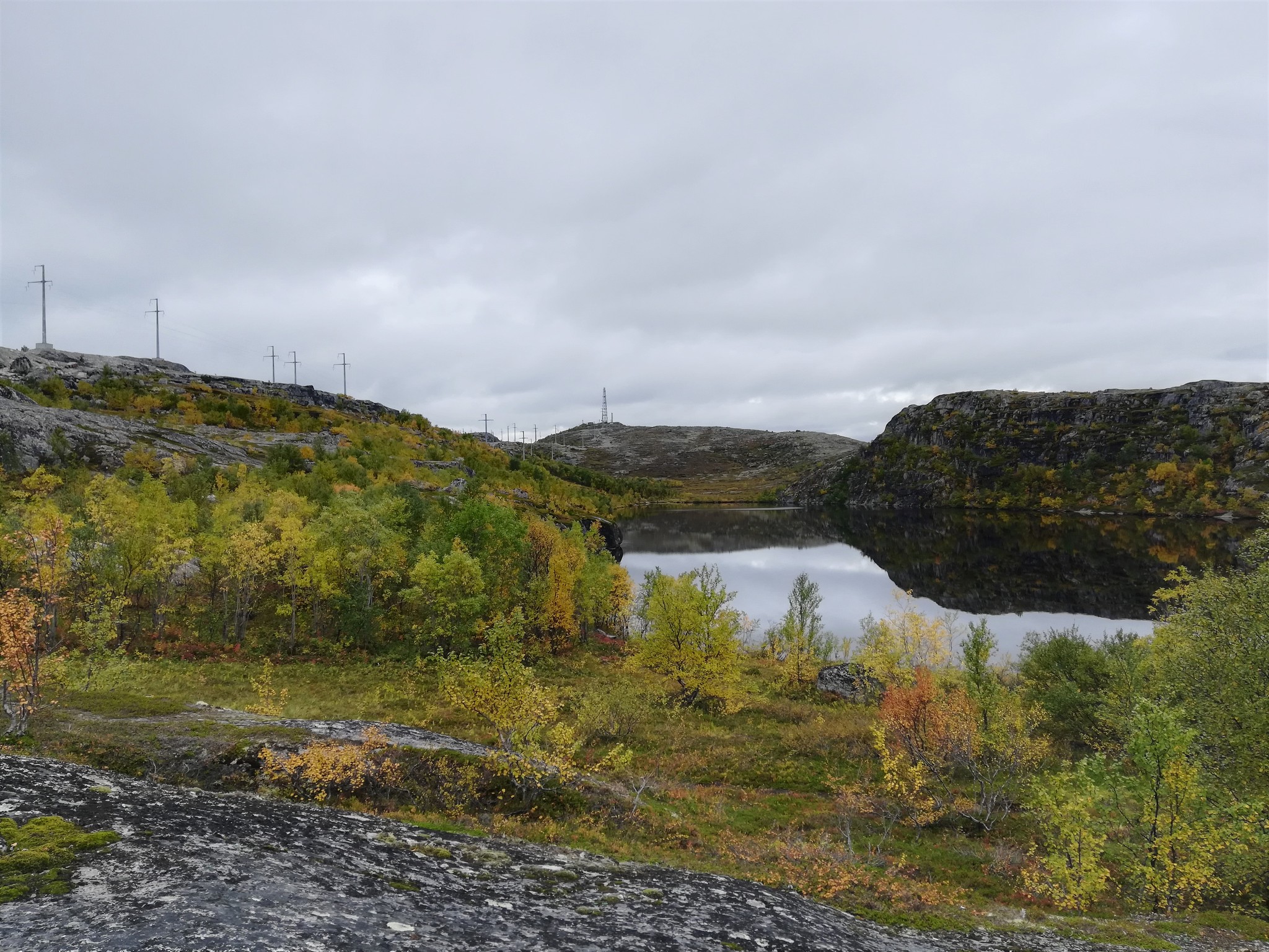 Autumn in the north - My, The photo, Hills, Autumn, North, Murmansk region, Longpost, Nature