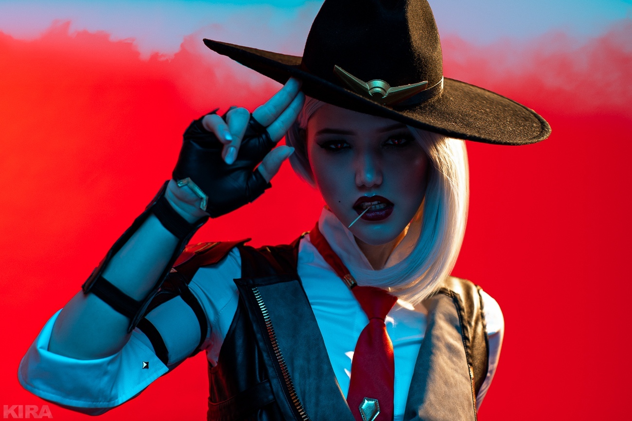 Эш (Ashe) -  Лада Люмос - Косплей, Overwatch, Дикий Запад, Лада Люмос, Нео-Нуар, Длиннопост, Ashe